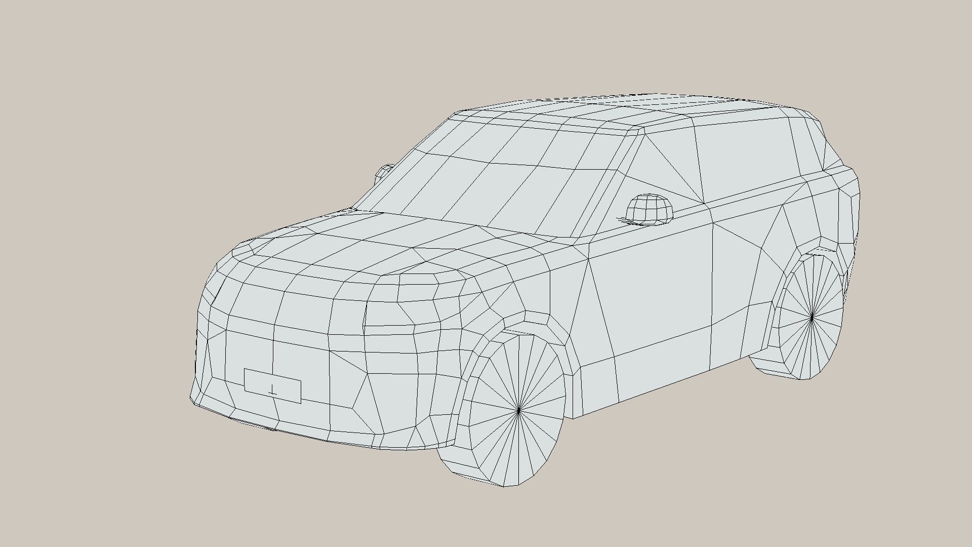 Land Rover Range Rover Sport SV 2024 Low-poly 3D model_5