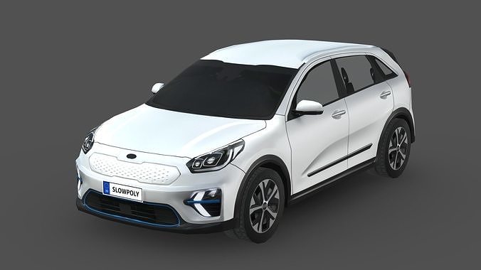 Kia Niro EV Low-poly 3D model