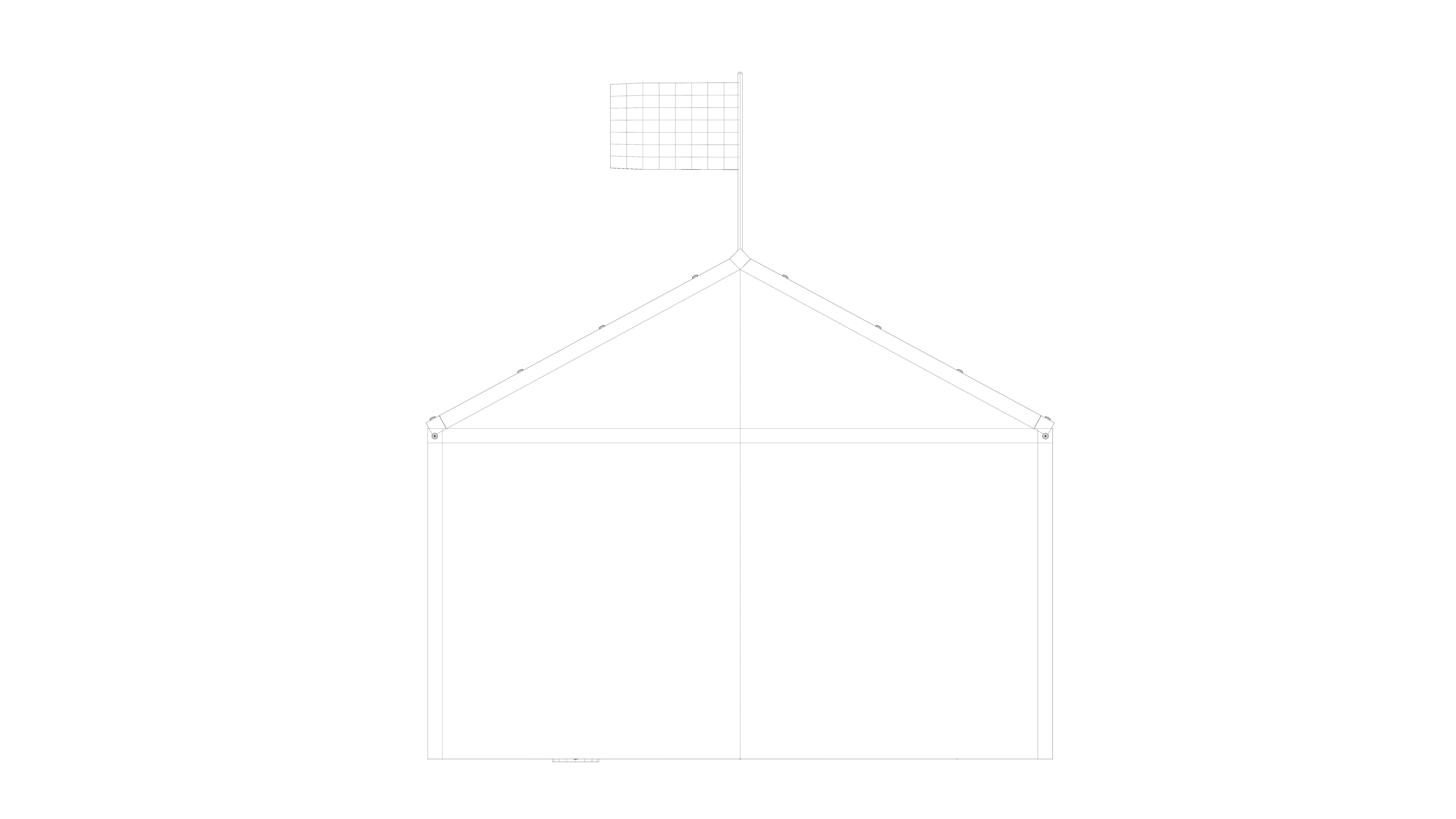 Stylized medieval hunting workshop Low-poly 3D model_9