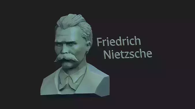 Friedrich  Nietzsche 3D print model