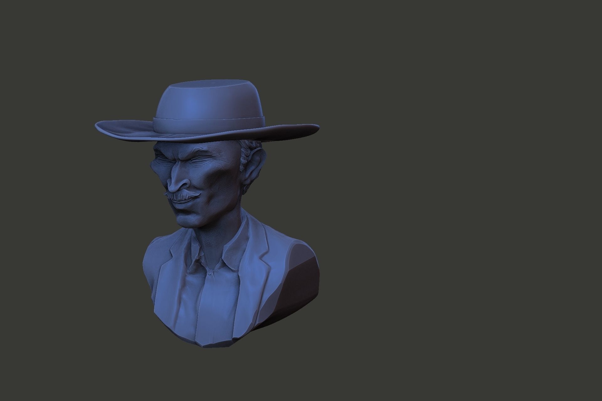 Lee Van Cleef stylized model     3D print model_3
