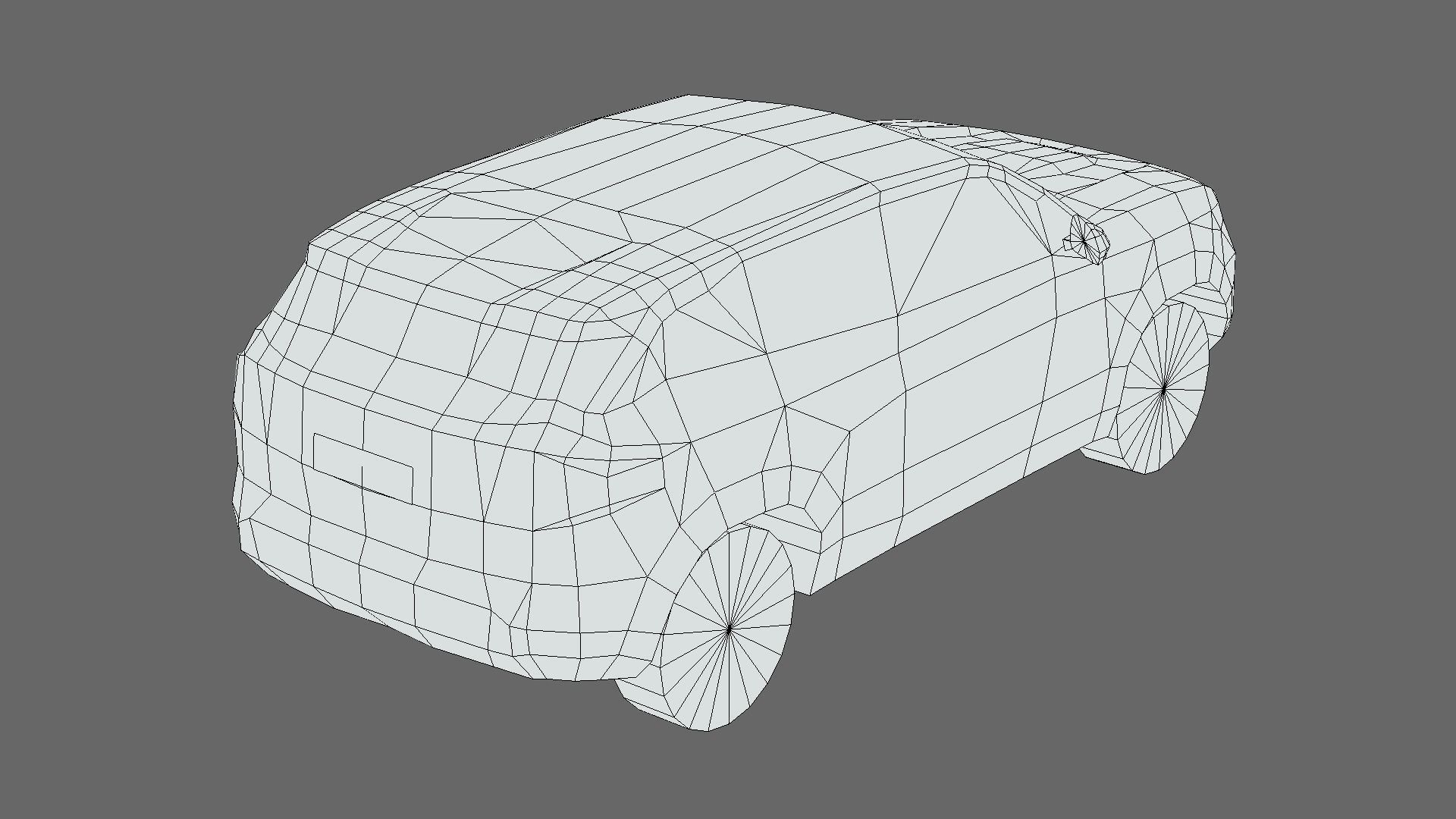 Dacia Duster 2024 Low-poly 3D model_6