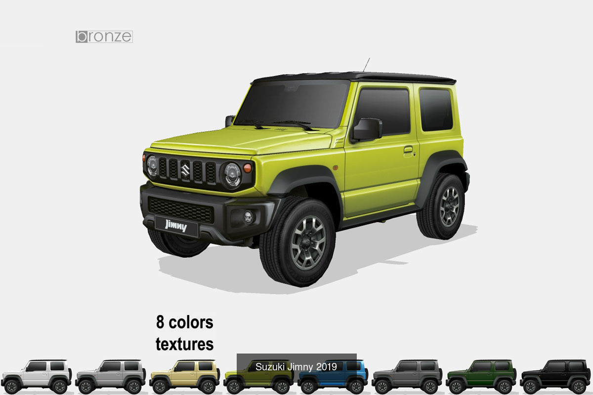Off-Road 10 car colection 1 3D Model Collection_13