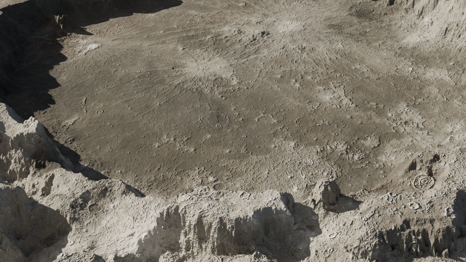 Crater 3D model 16K 3D model_6