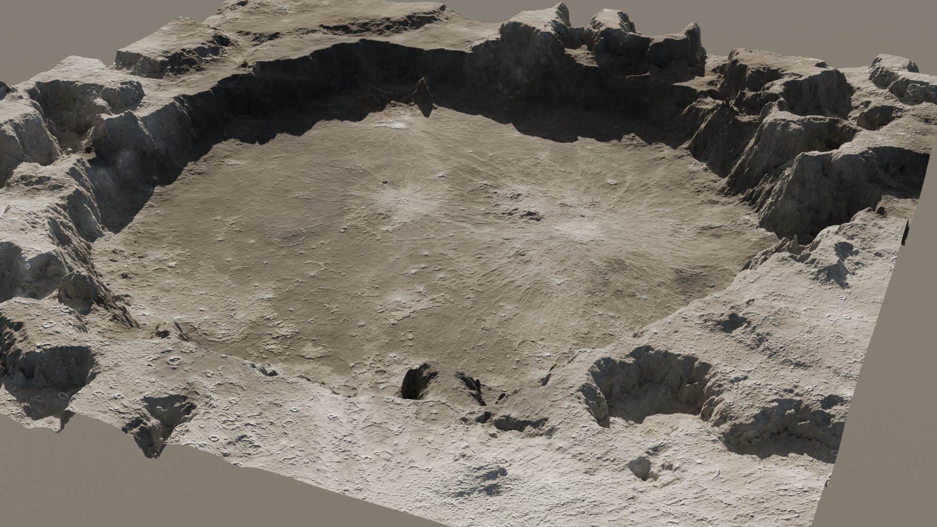 Crater 3D model 16K 3D model_8