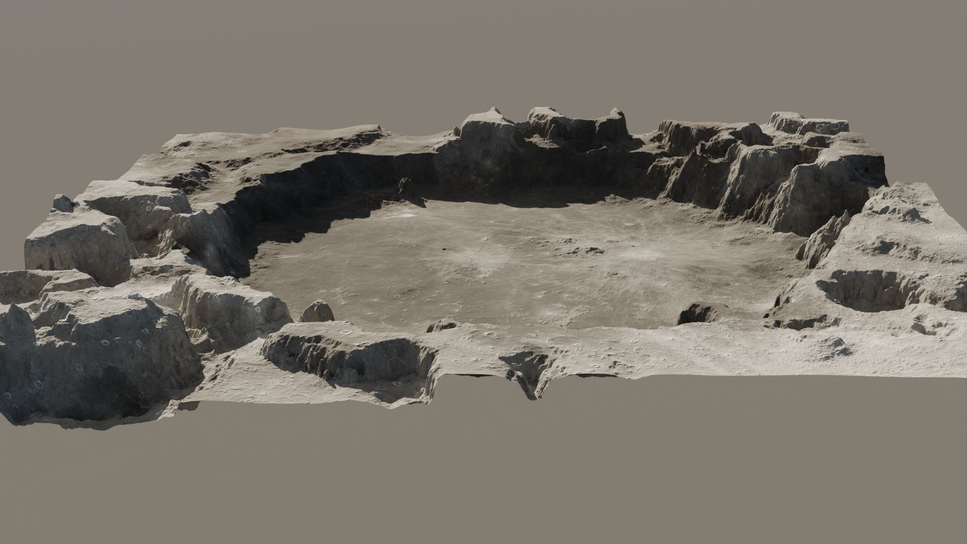 Crater 3D model 16K 3D model_15