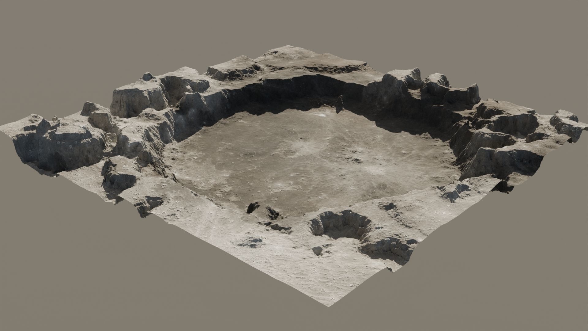 Crater 3D model 16K 3D model_14
