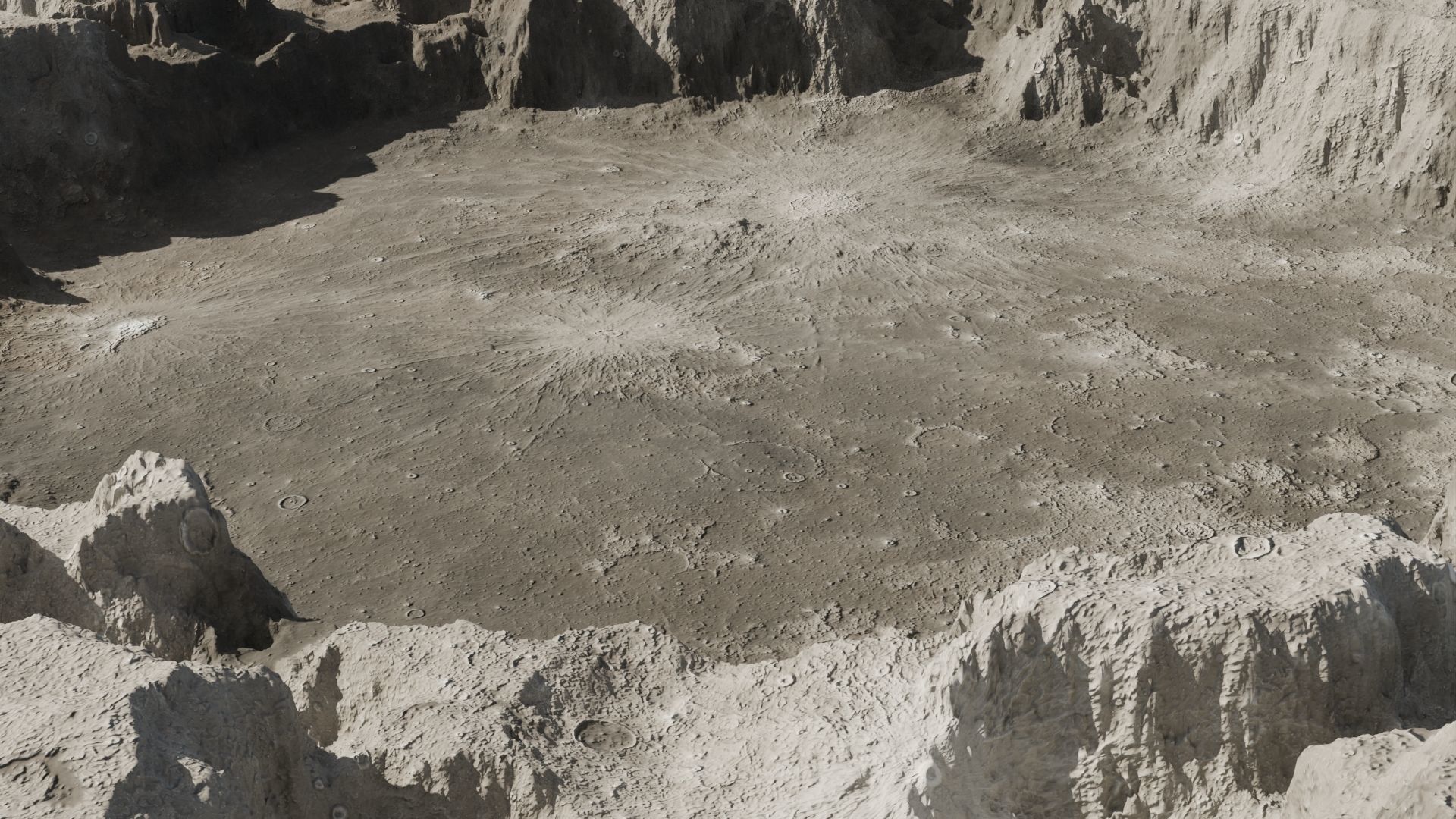 Crater 3D model 16K 3D model_5