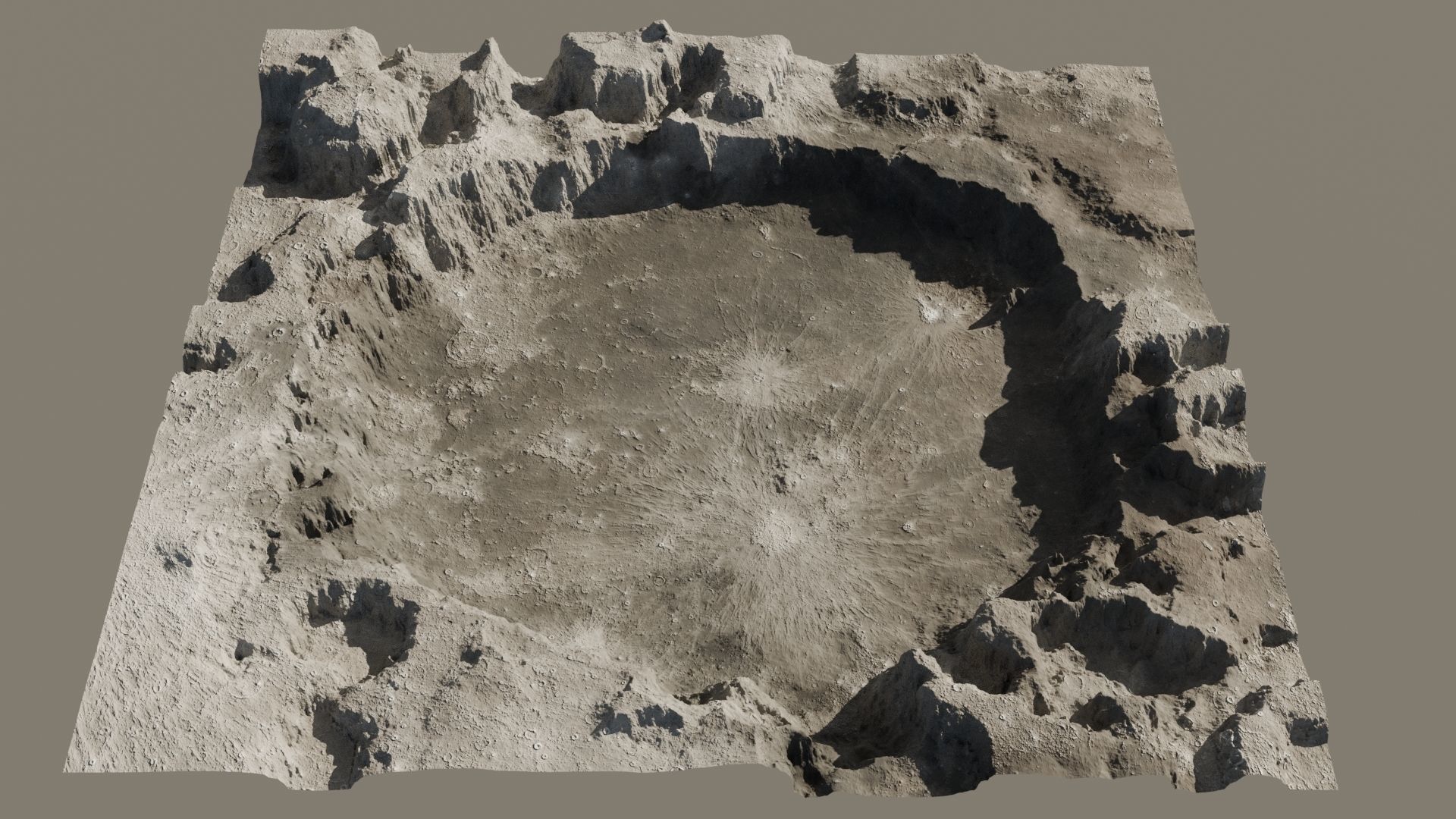 Crater 3D model 16K 3D model_13