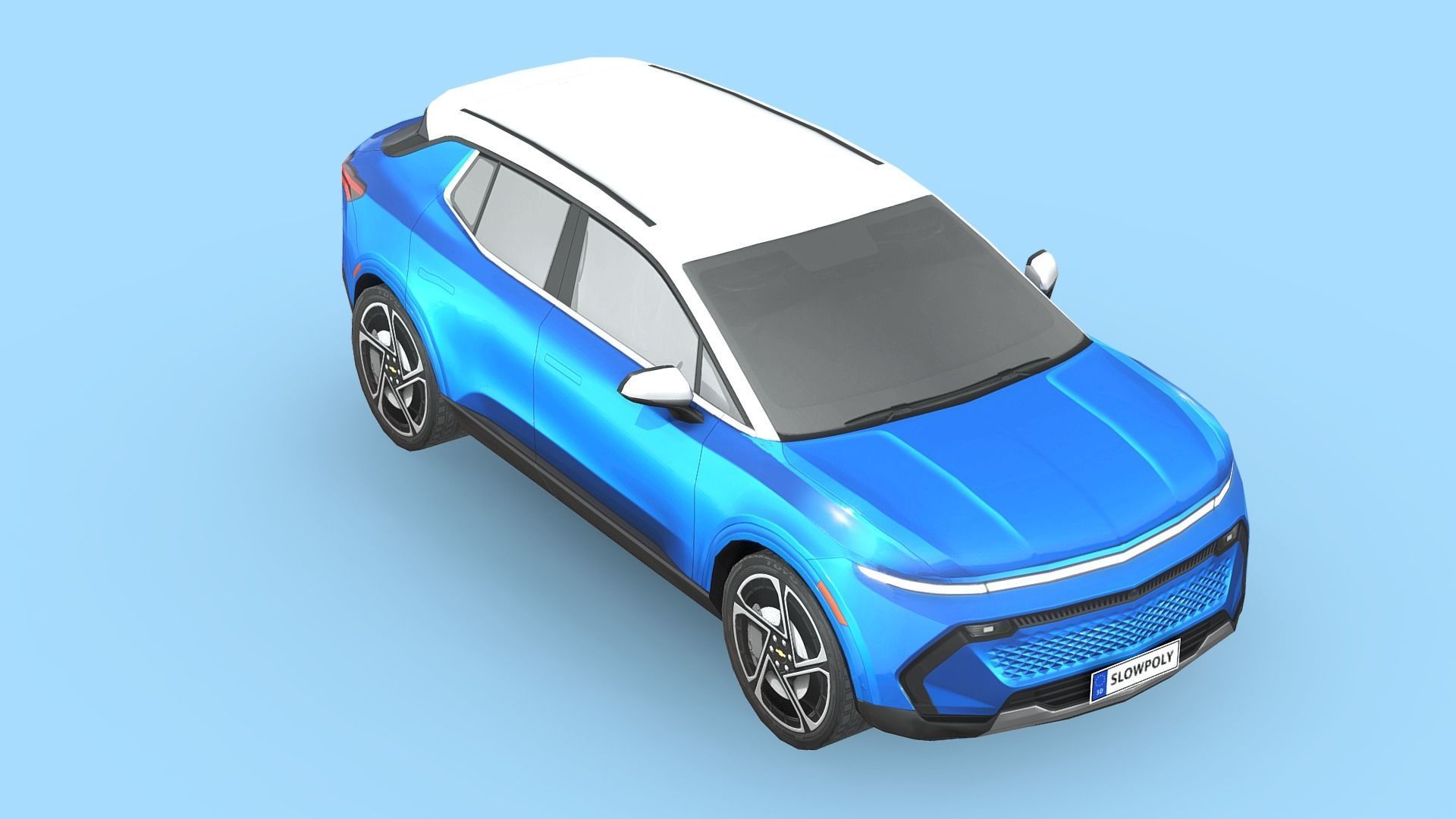 Chevrolet Equinox EV 2024 Low-poly 3D model_3