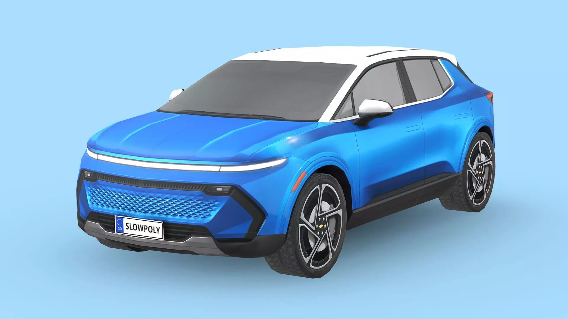 Chevrolet Equinox EV 2024 Low-poly 3D model_0