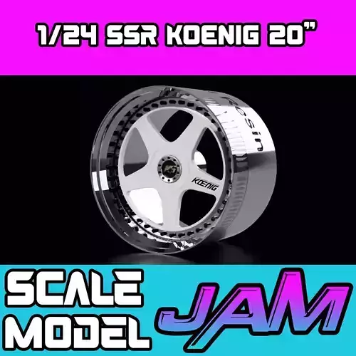 1-24 SSR Koenig 20s 3D print model