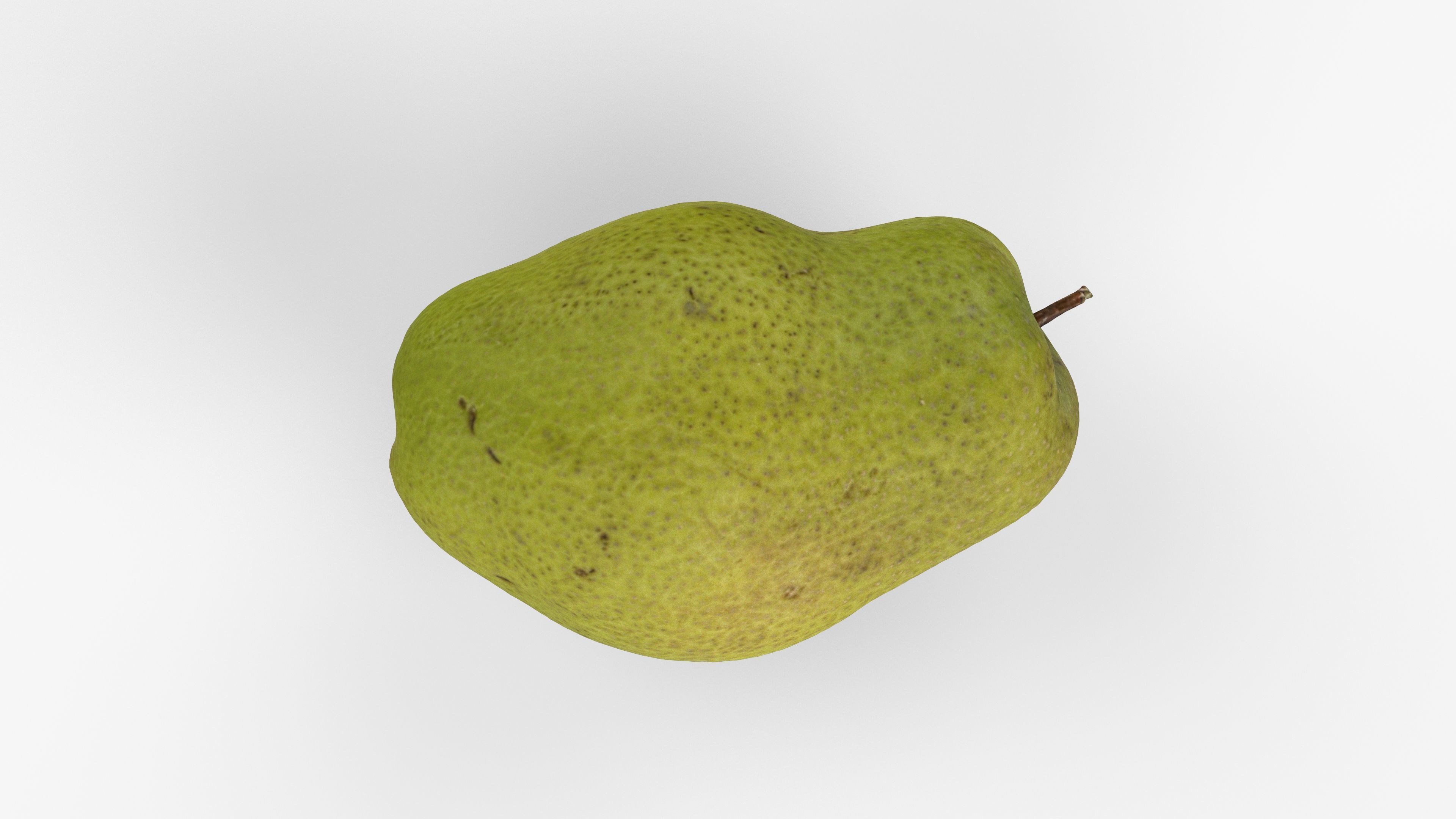Photorealistic 3D scan of pear Low-poly 3D model_13