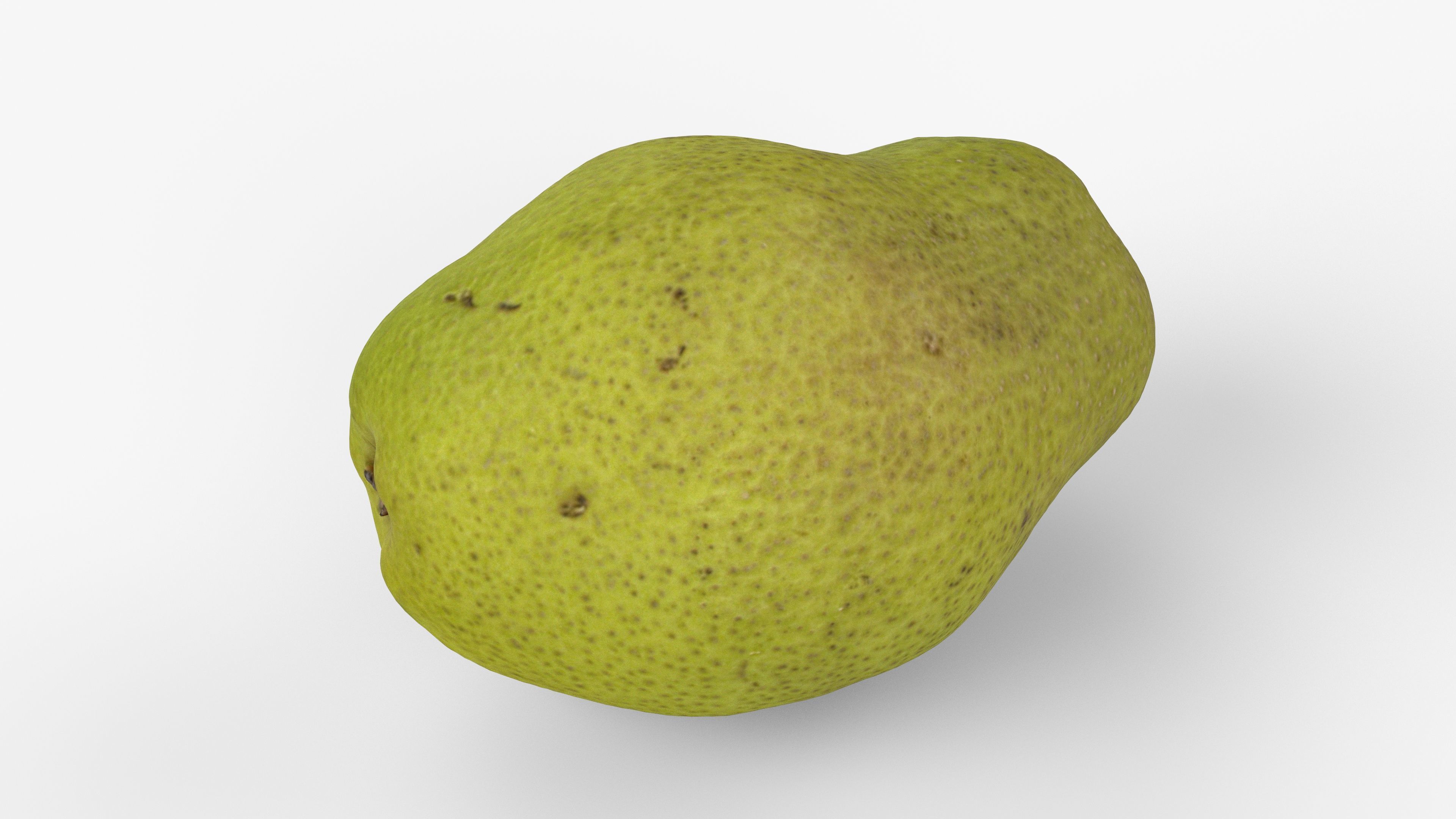 Photorealistic 3D scan of pear Low-poly 3D model_9