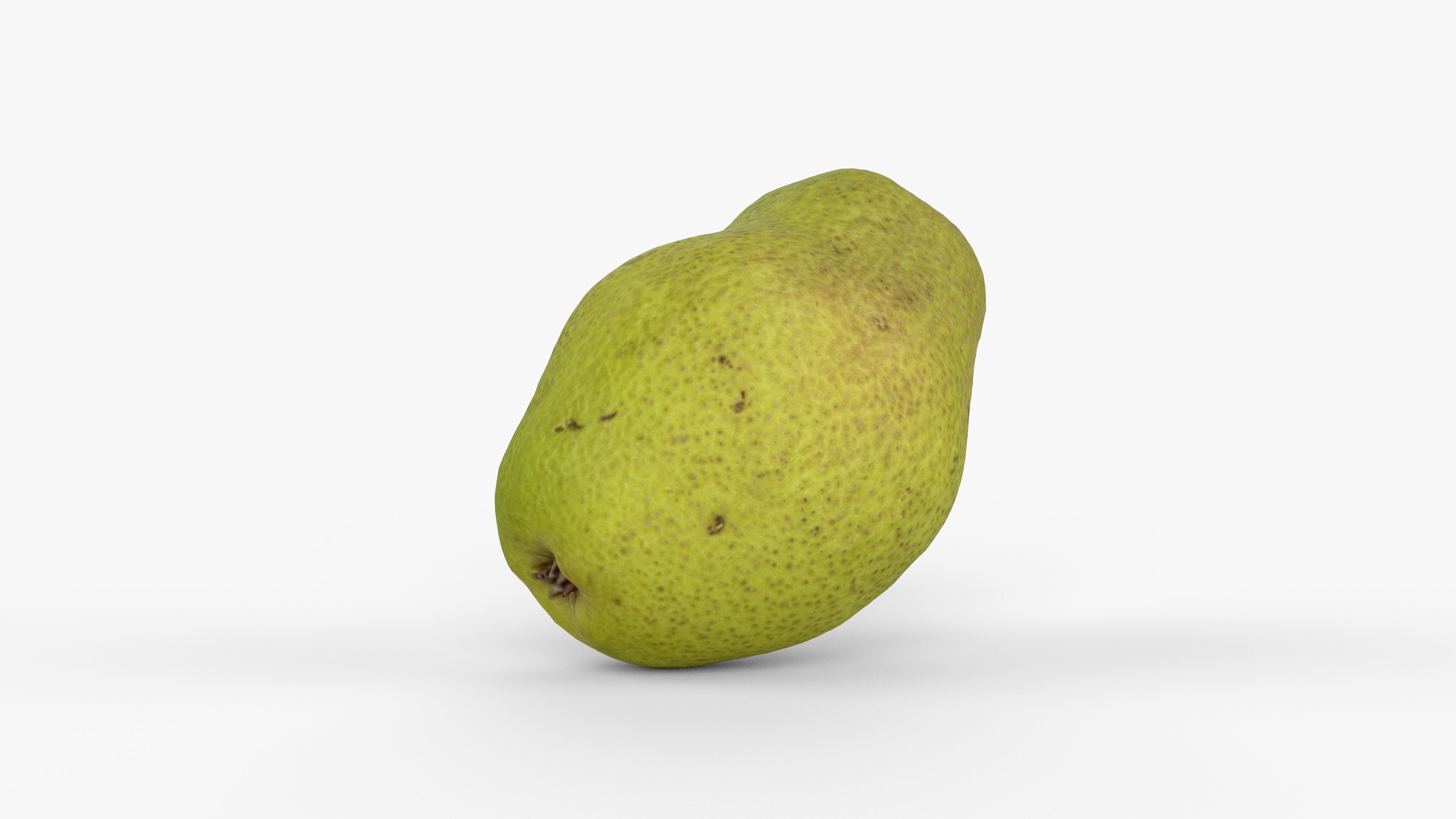 Photorealistic 3D scan of pear Low-poly 3D model_12