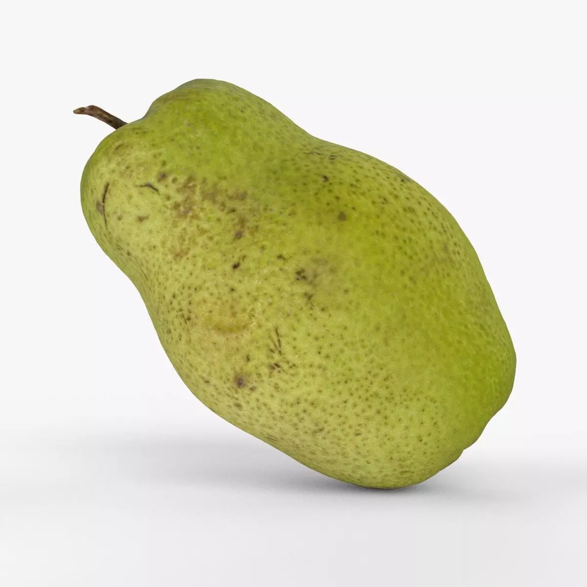 Photorealistic 3D scan of pear Low-poly 3D model_0