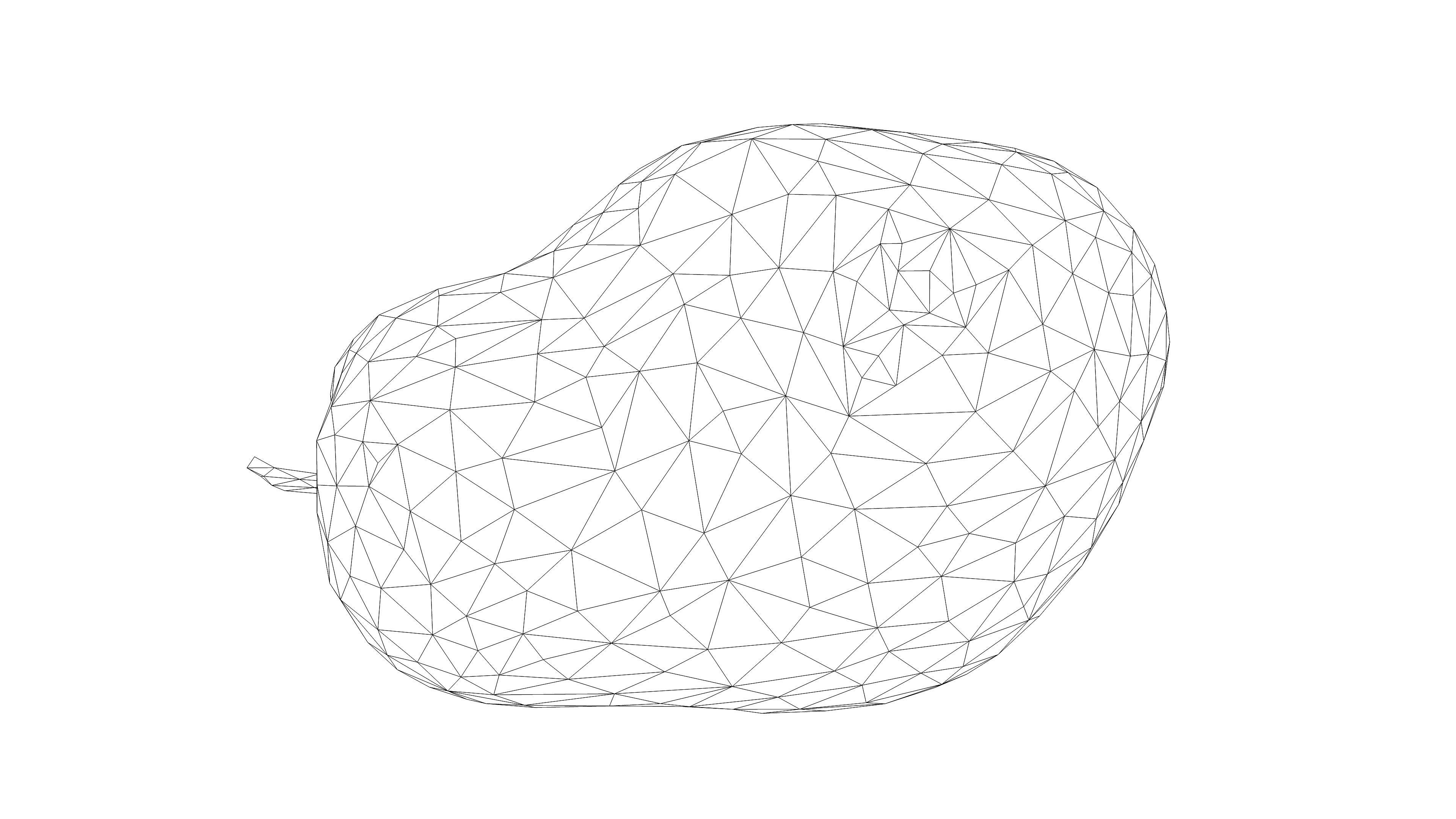 Photorealistic 3D scan of pear Low-poly 3D model_16