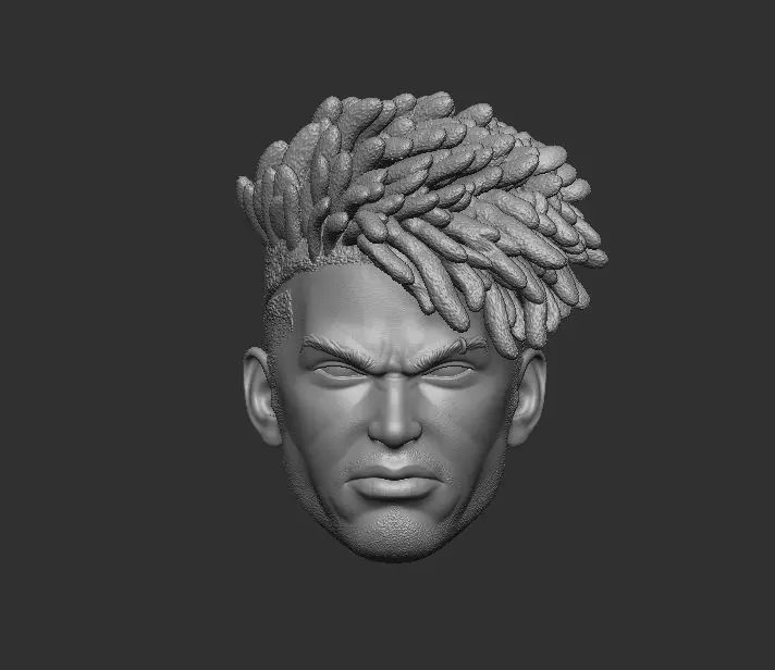 Eddie Gordo Tekken 8 Headsculpt  3D print model_0