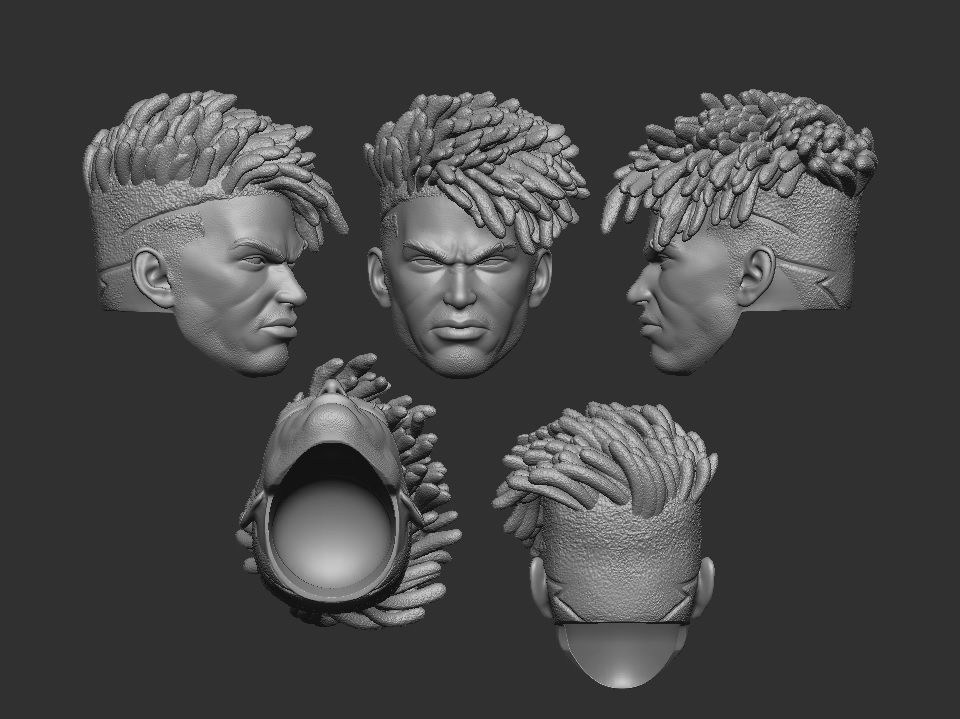 Eddie Gordo Tekken 8 Headsculpt  3D print model_1
