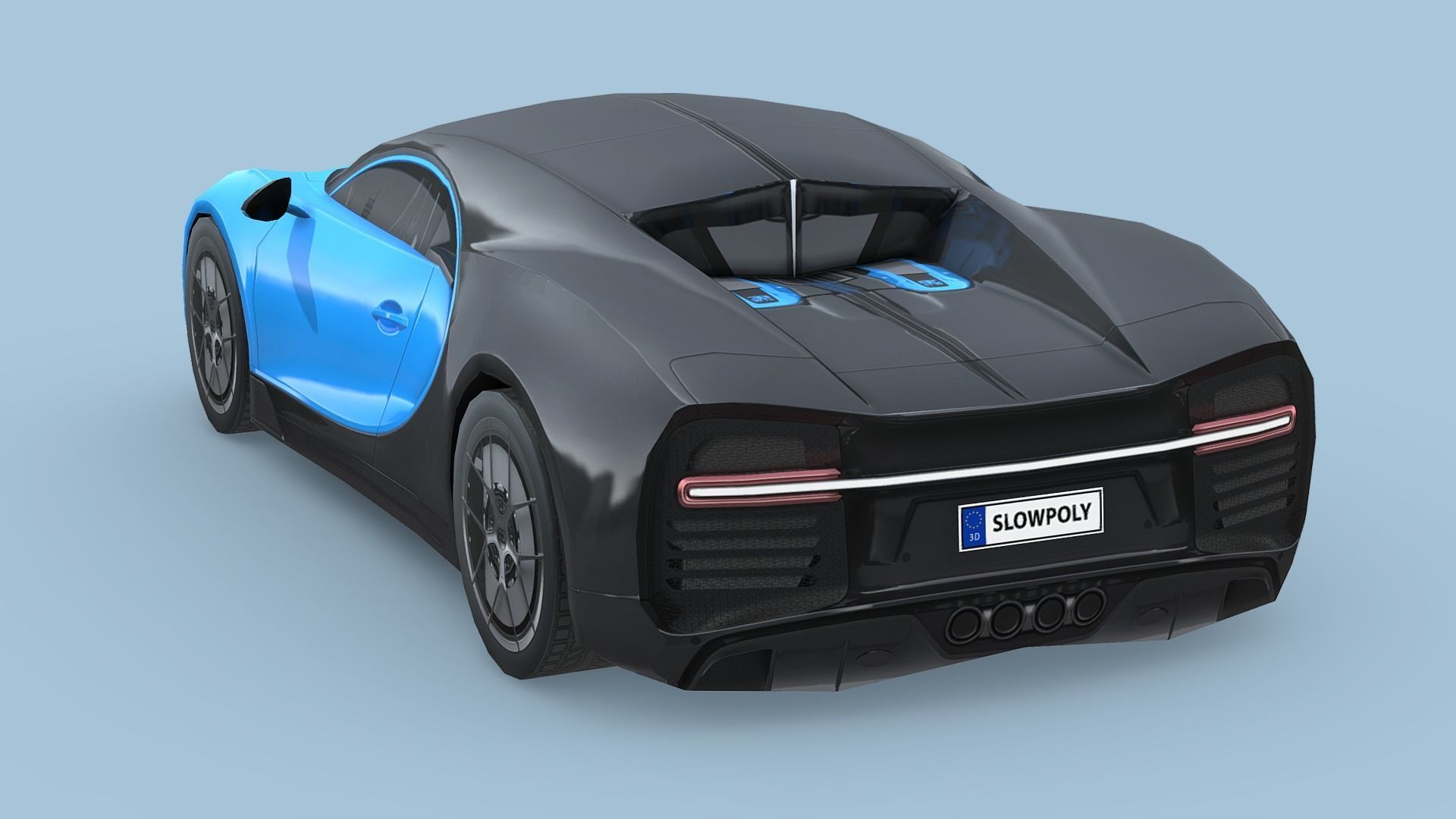 Bugatti Chiron Sport 2019 Low-poly 3D model_1