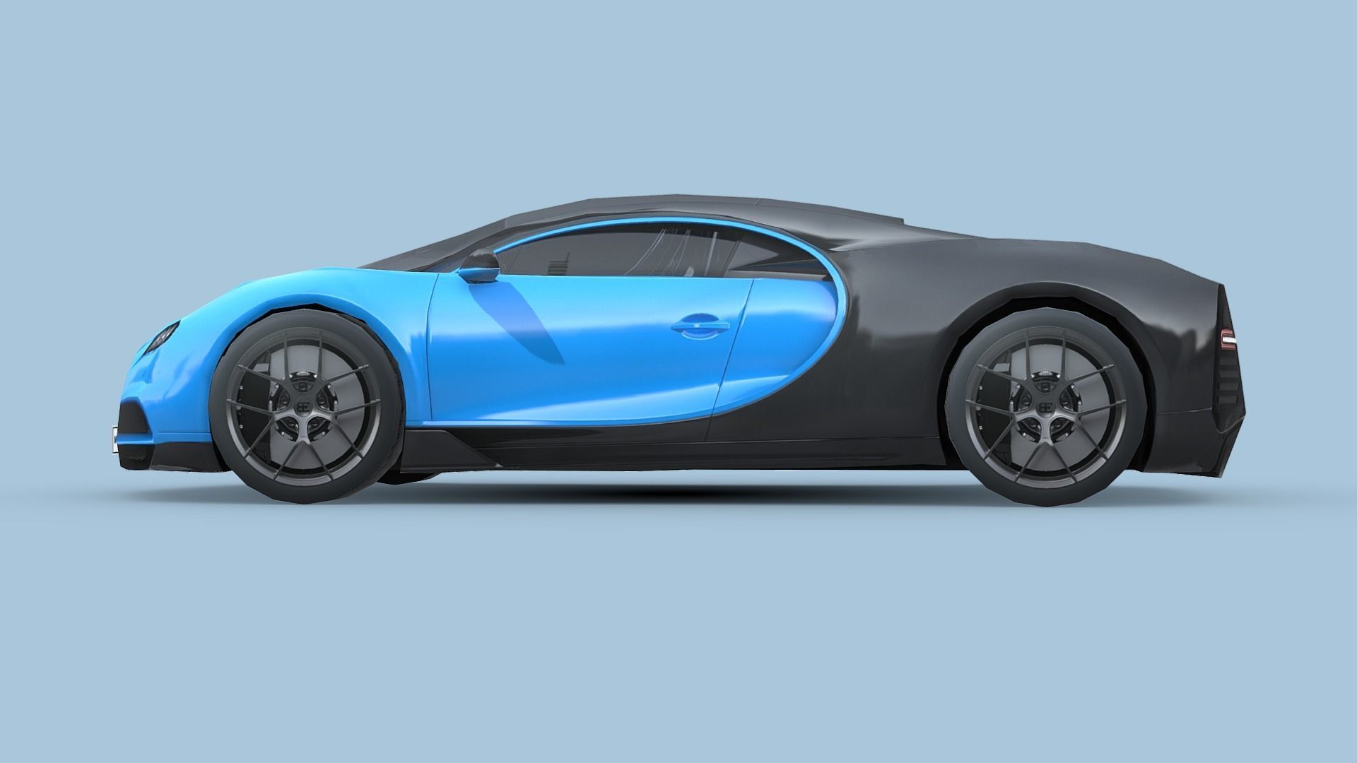 Bugatti Chiron Sport 2019 Low-poly 3D model_2