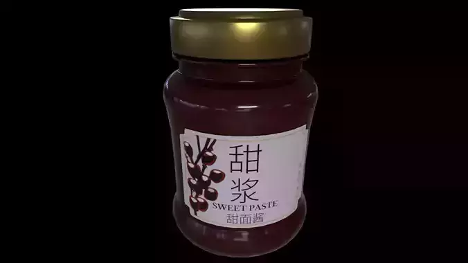 Snacks and Sweets-Sweet Bean Paste-PBR GAME READY