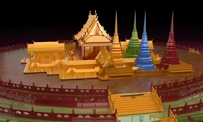 Chinese ancient temple 