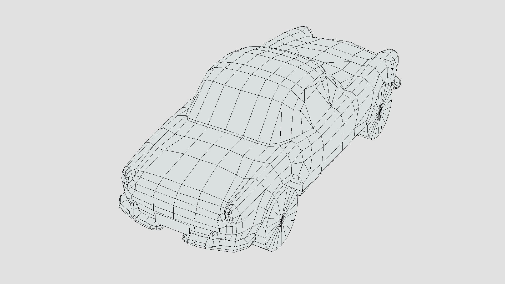 Alfa Romeo Giulietta Spider 1955 Low-poly 3D model_6