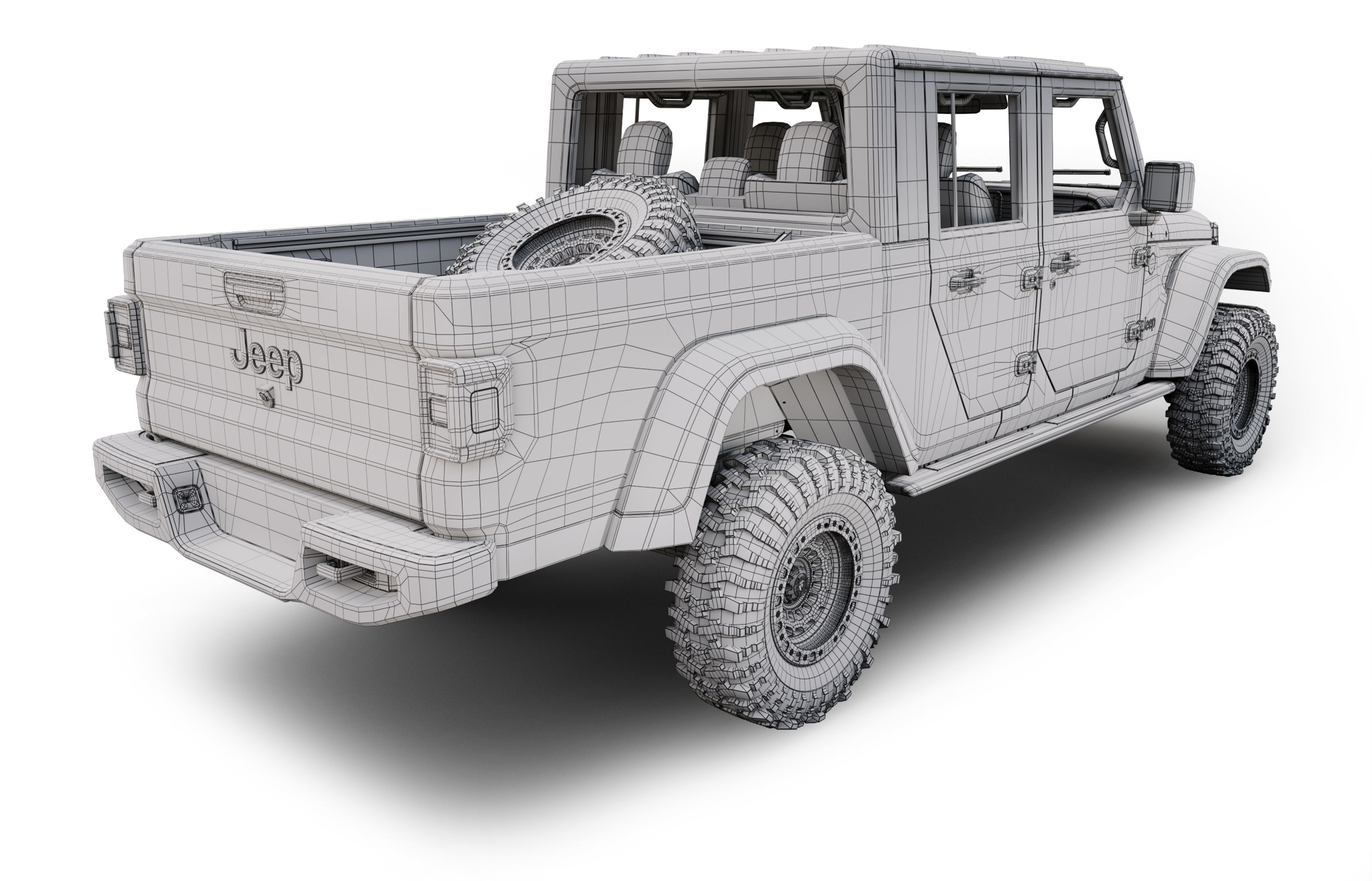 jeep gladiator mojave 2024 3D model_12
