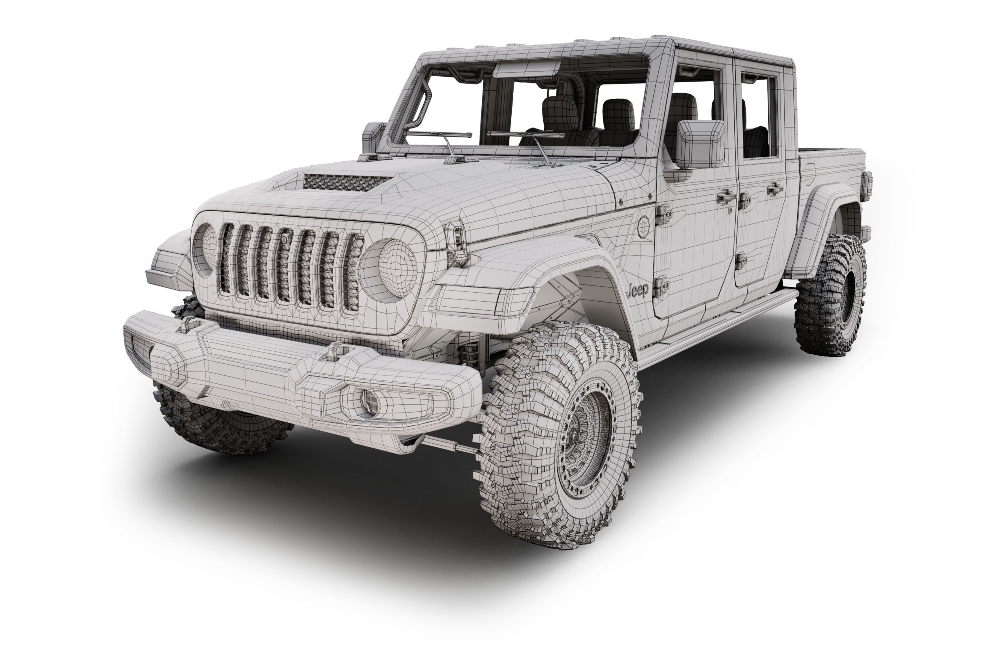 jeep gladiator mojave 2024 3D model_11