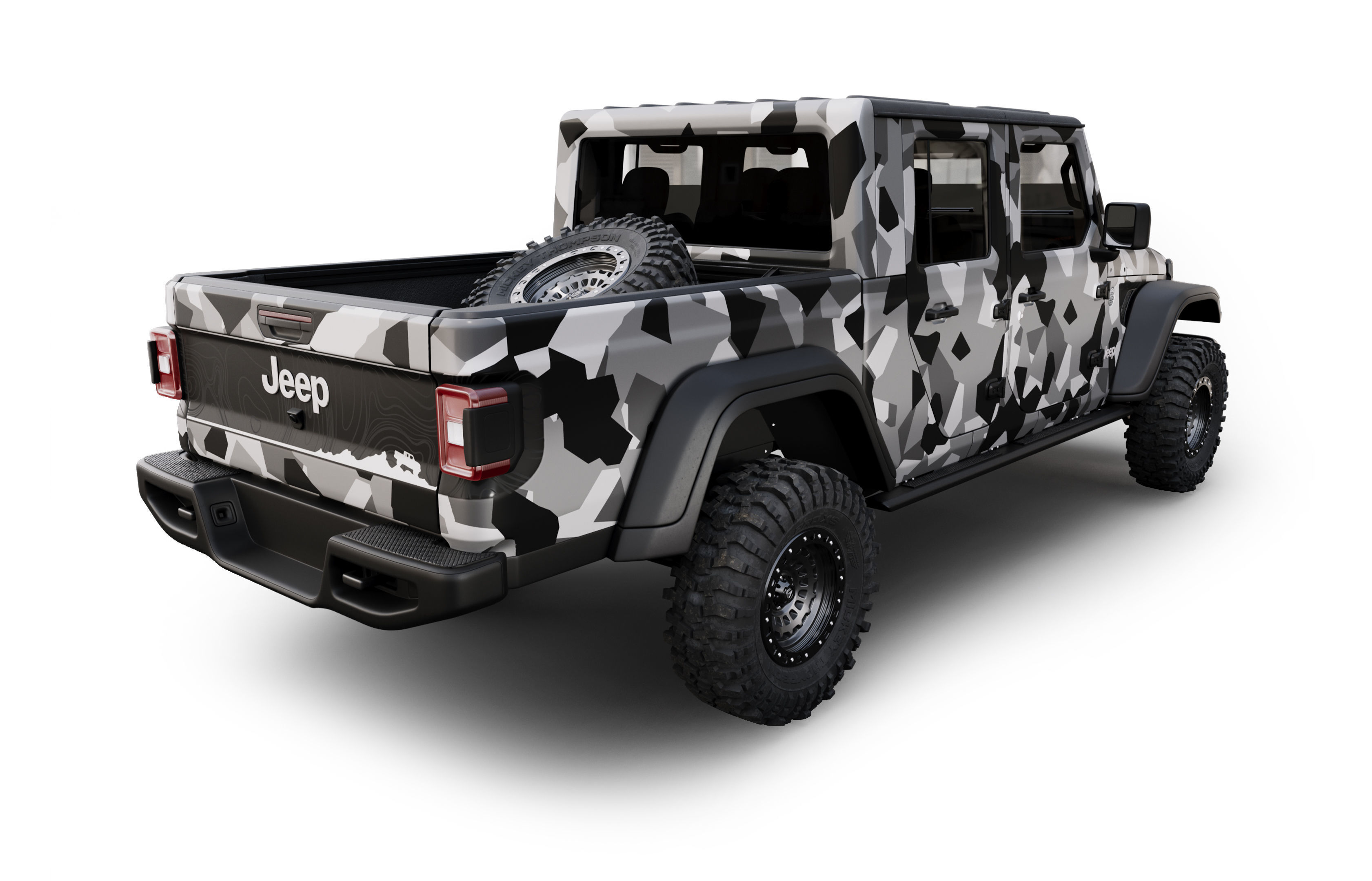 jeep gladiator mojave 2024 3D model_2