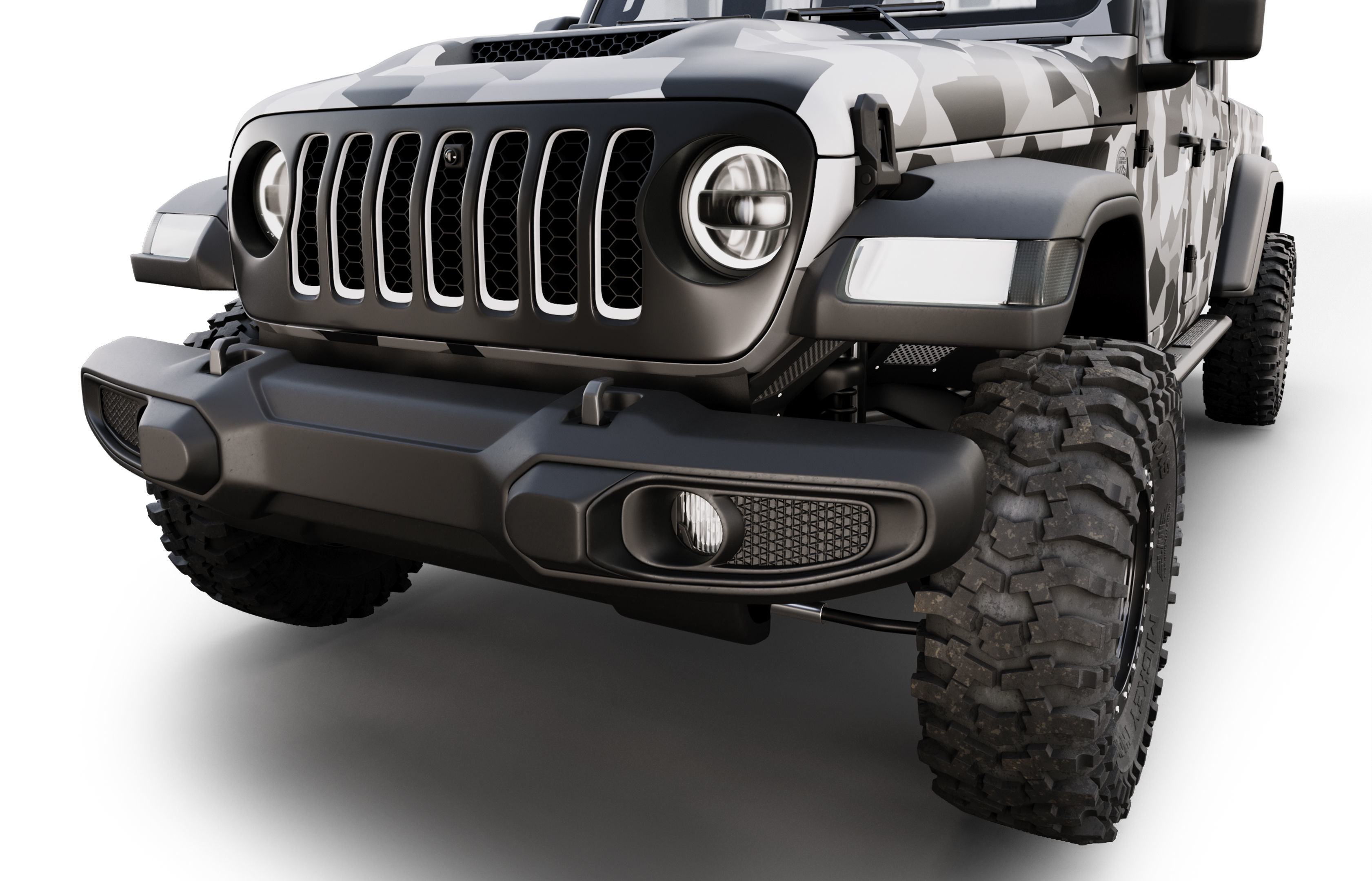jeep gladiator mojave 2024 3D model_5