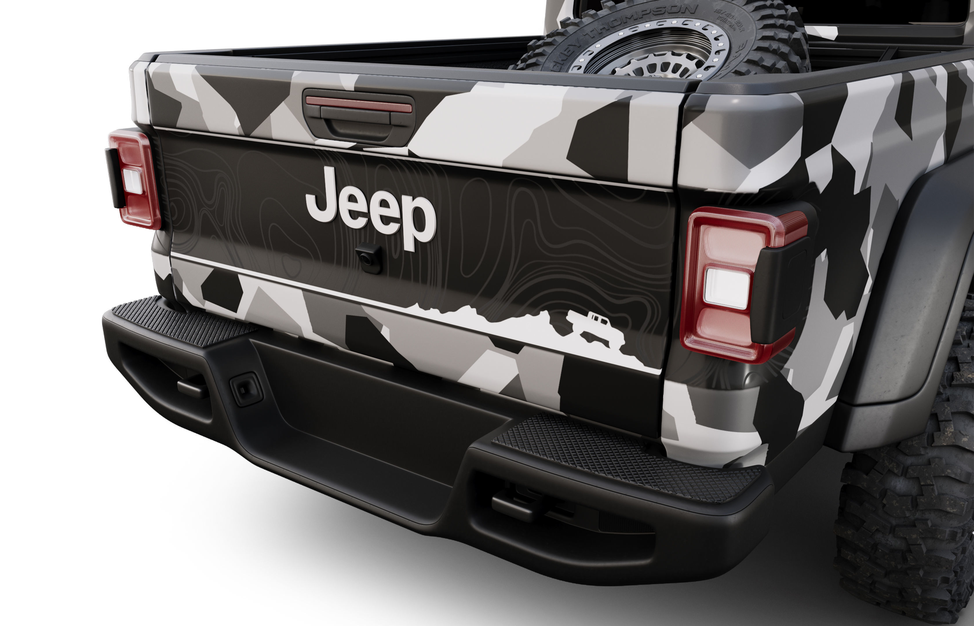jeep gladiator mojave 2024 3D model_3