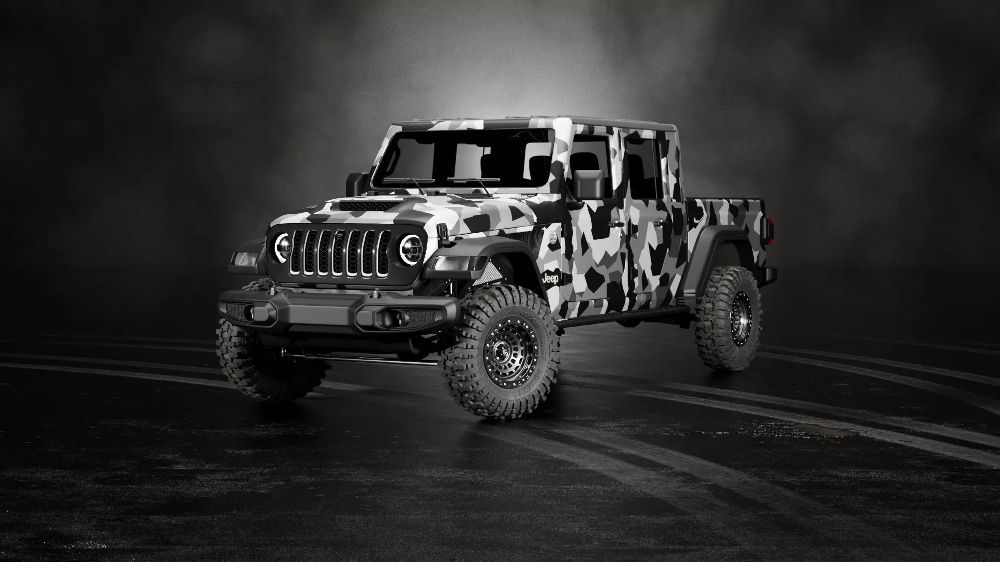 jeep gladiator mojave 2024 3D model_0