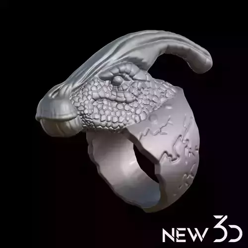PARASAUROLOPHUS RING 3D print model