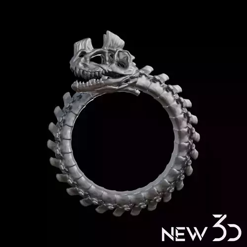 Ceratosaurus skull ring