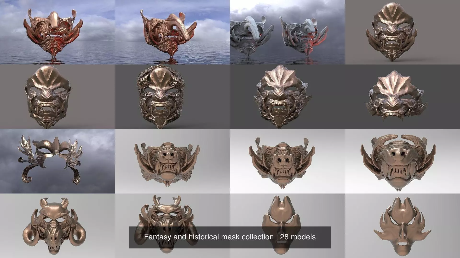 Fantasy and historical mask collection _0