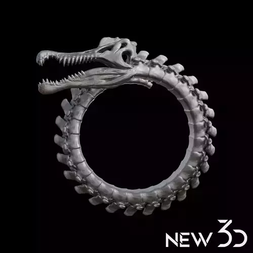 Spinosaurus skull ring 