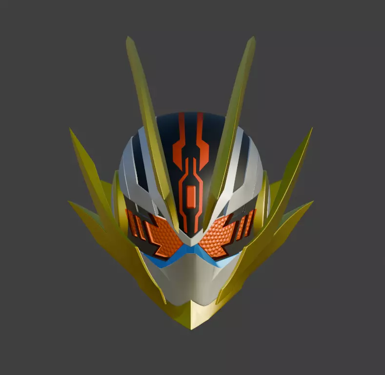 Kamen Rider PLATINA GOTCHARD 3D print model