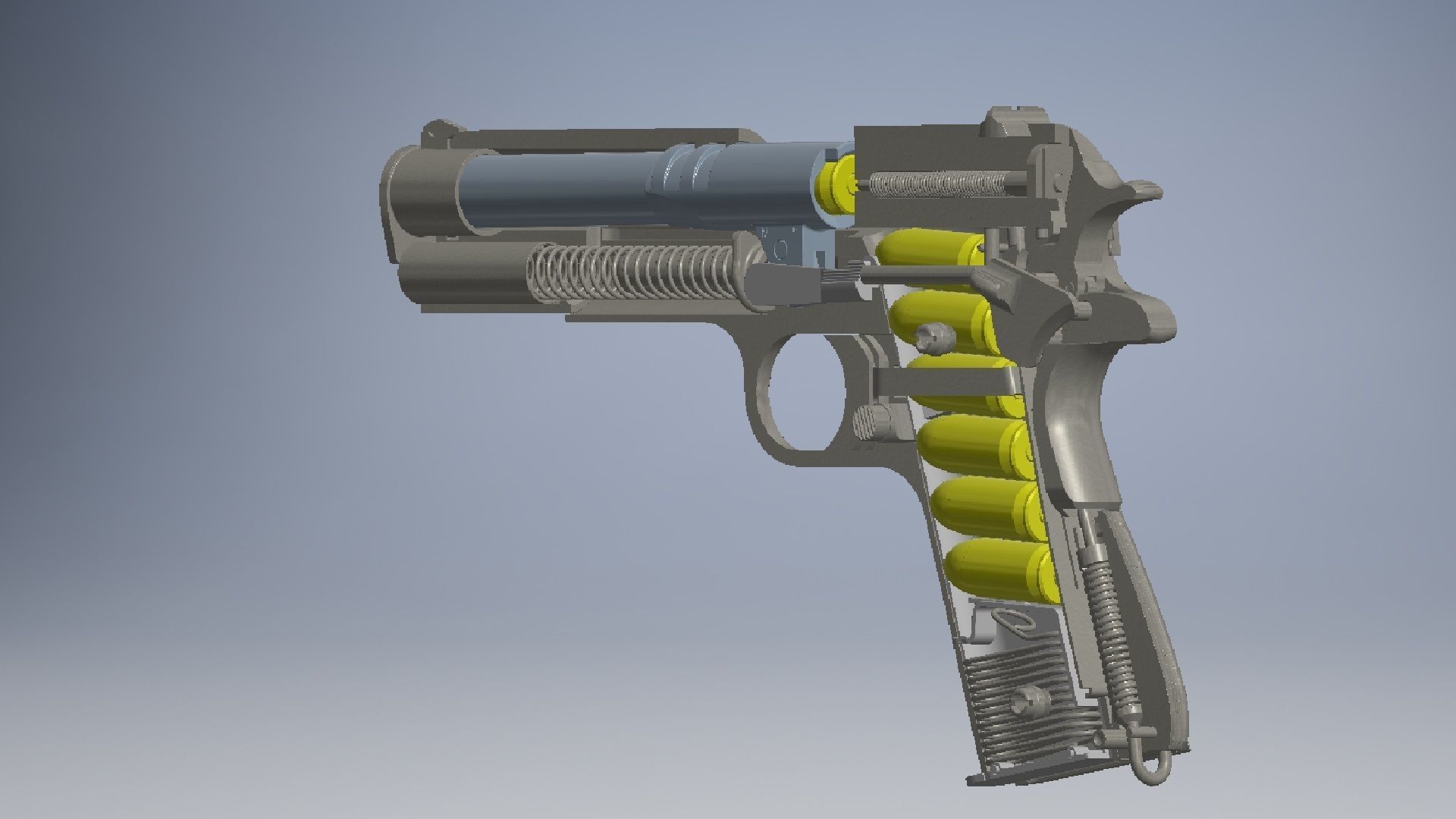 m1911 semi-automatic-pistol 3D model_12