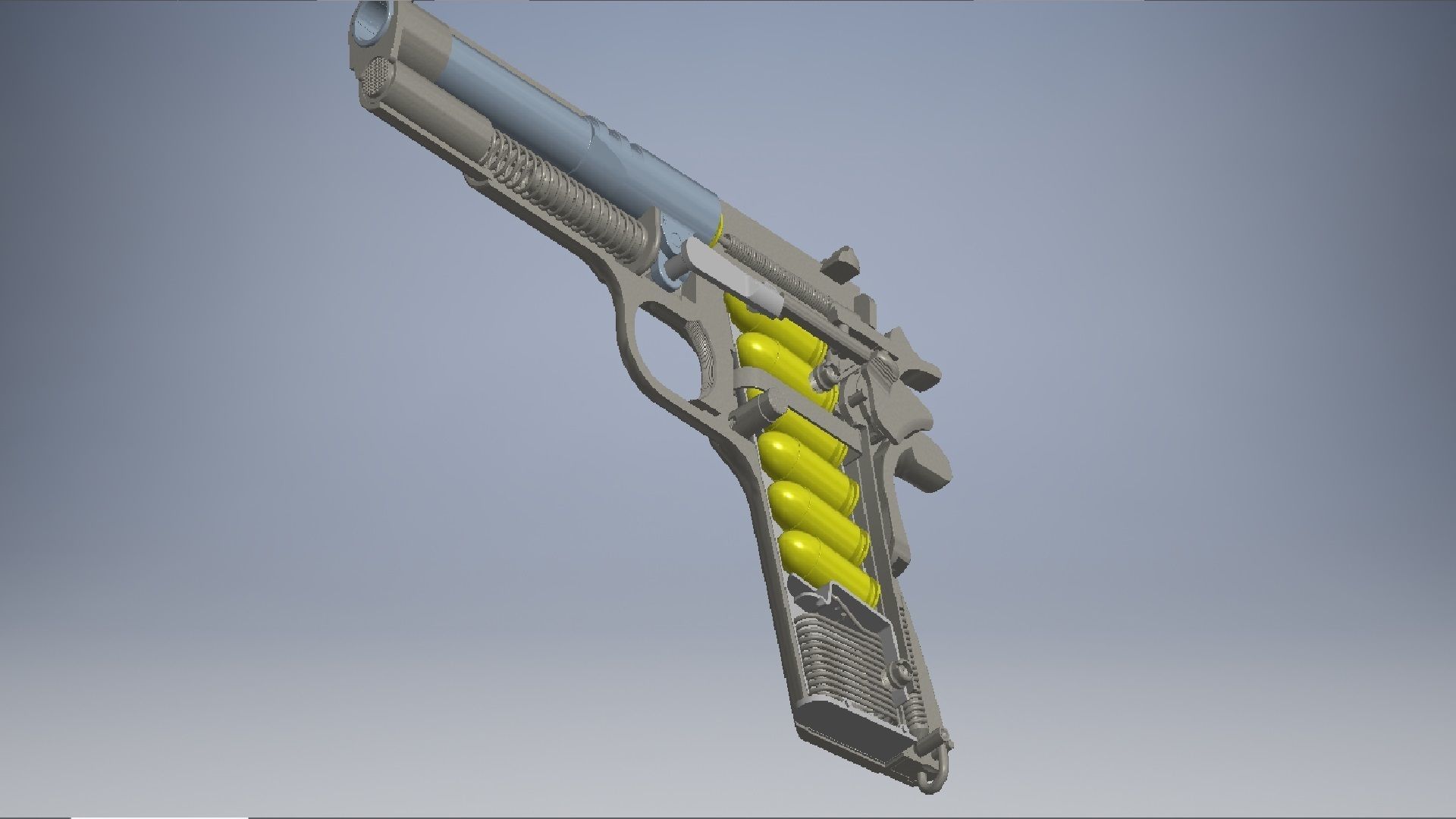 m1911 semi-automatic-pistol 3D model_8