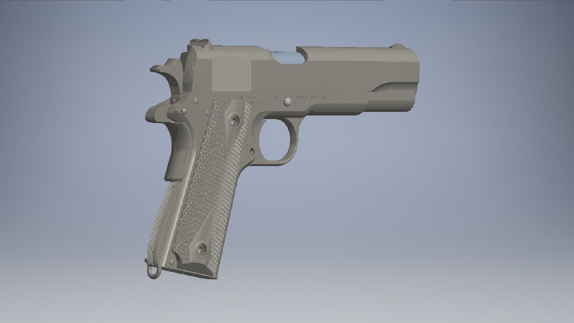 m1911 semi-automatic-pistol 3D model_3