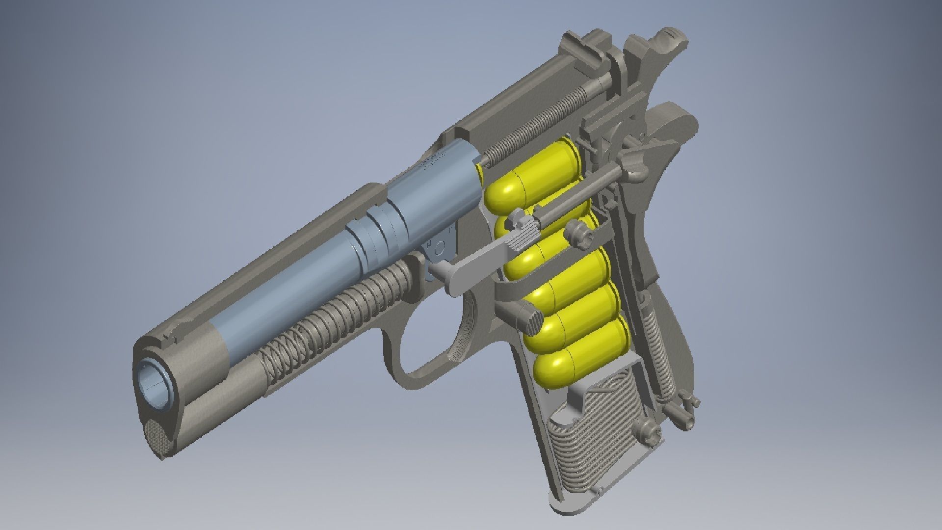 m1911 semi-automatic-pistol 3D model_13