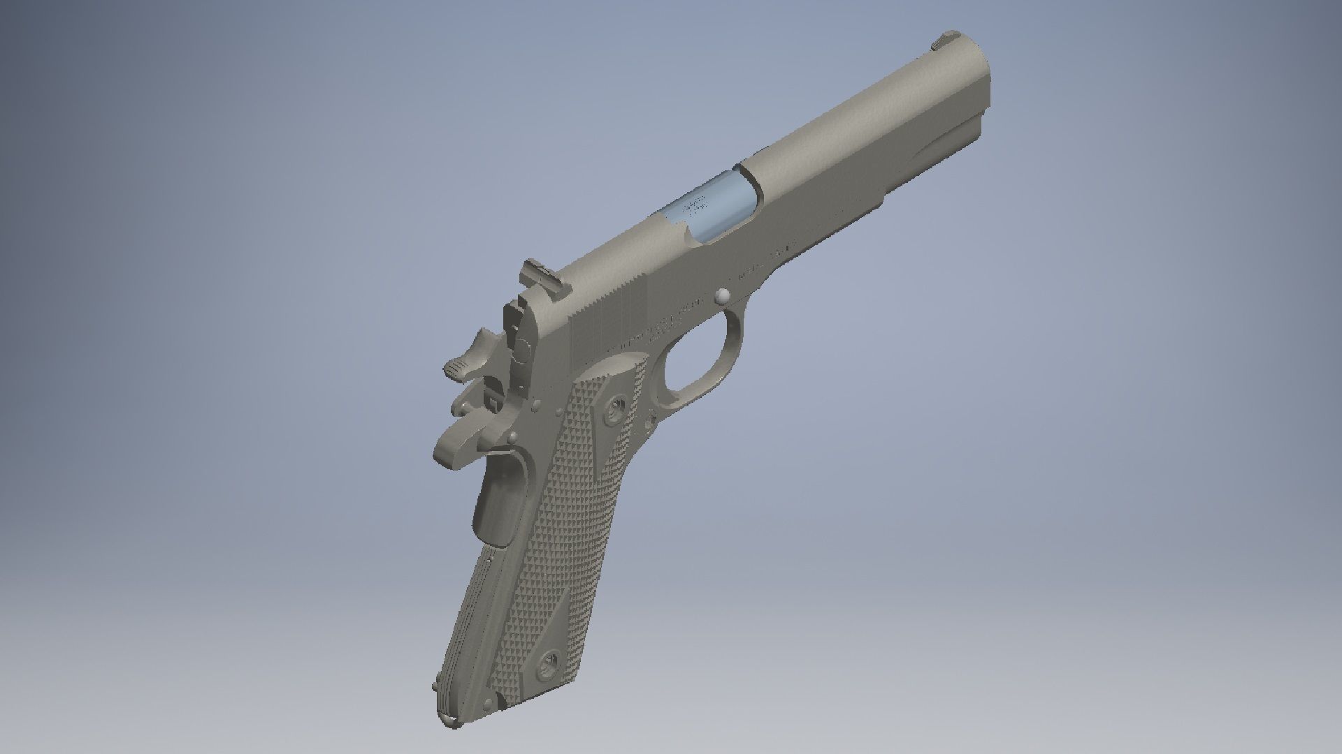 m1911 semi-automatic-pistol 3D model_5
