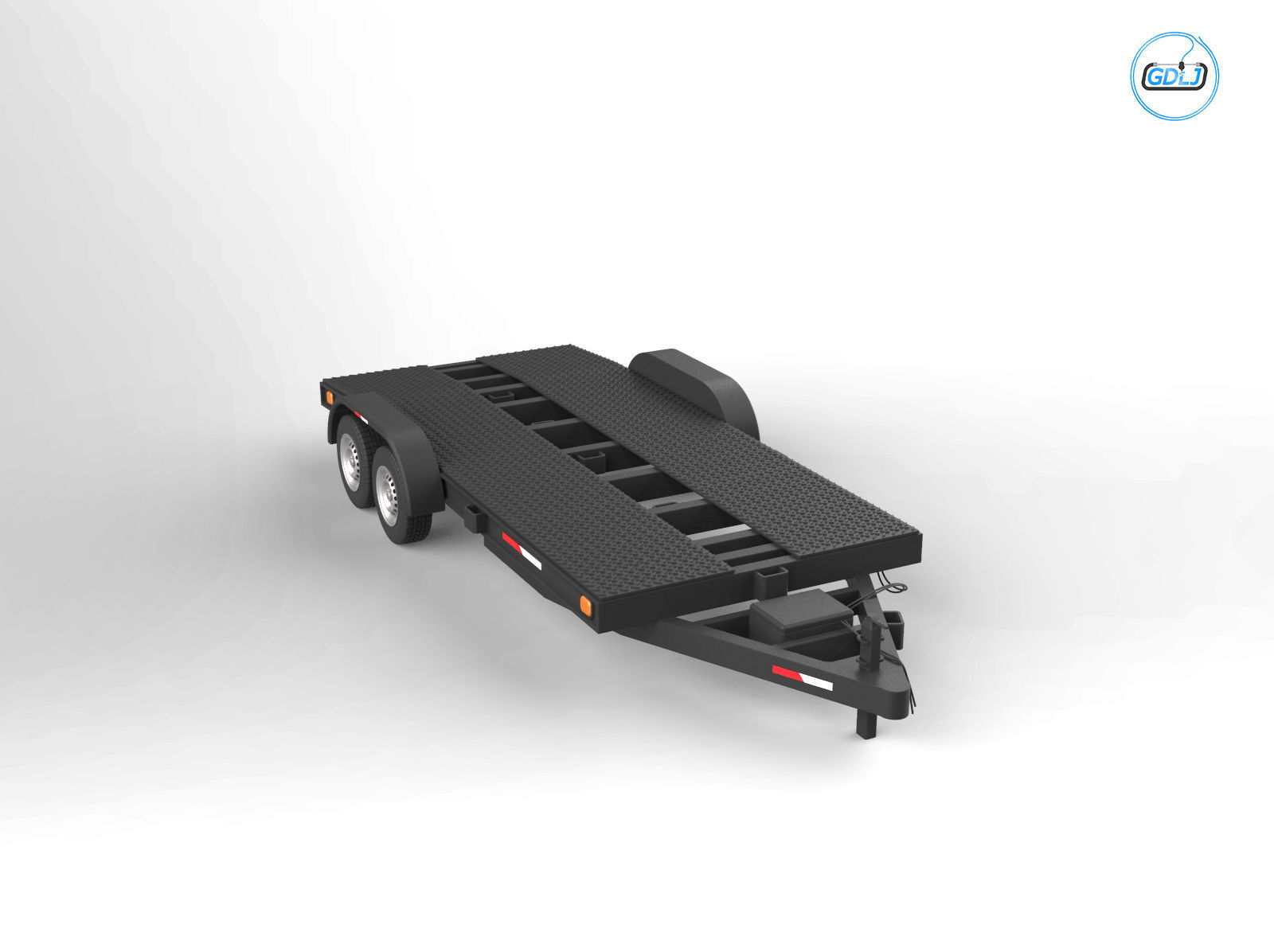 Car Haulers - Car Trailers 3D print model_2