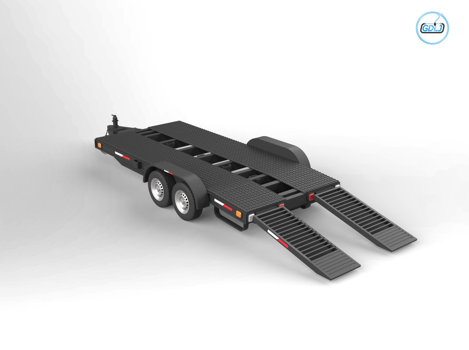 Car Haulers - Car Trailers 3D print model_3