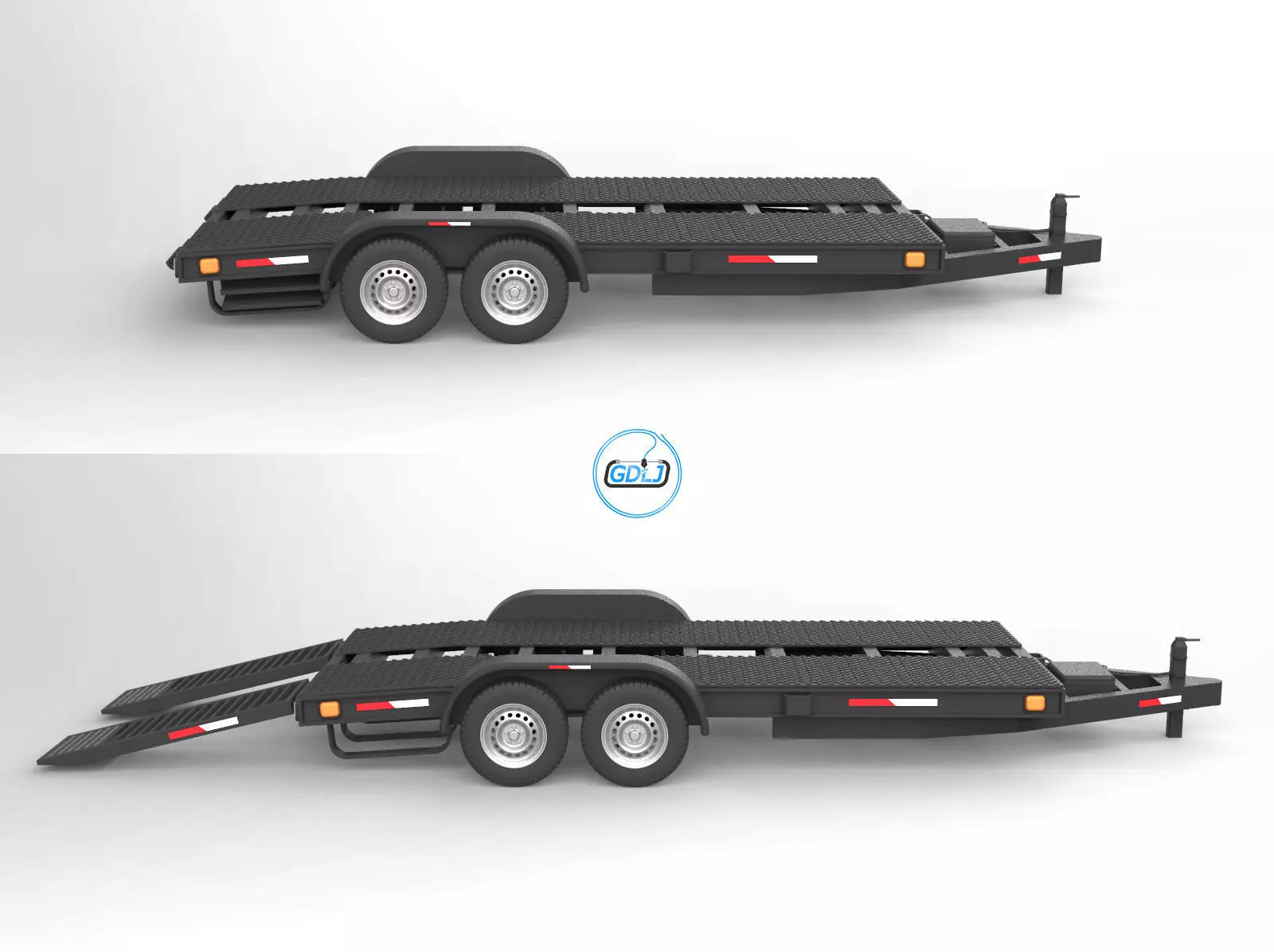 Car Haulers - Car Trailers 3D print model_0
