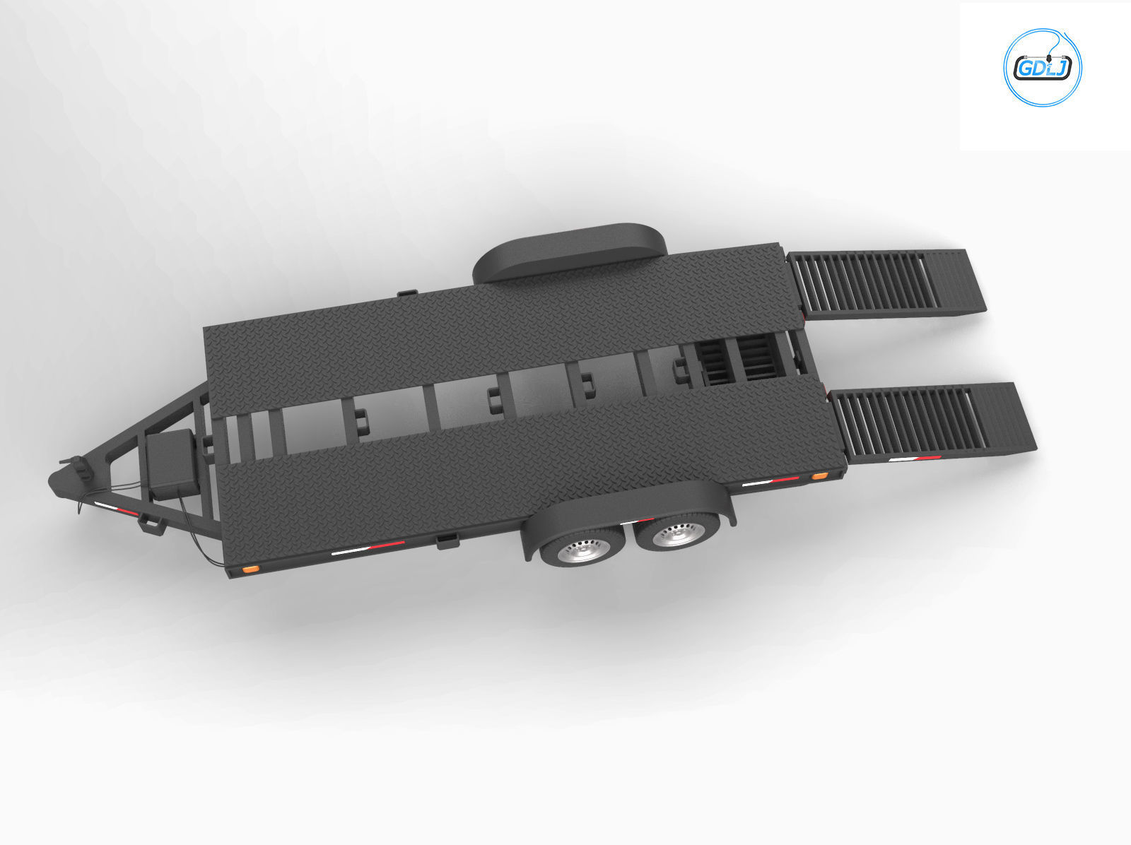 Car Haulers - Car Trailers 3D print model_7