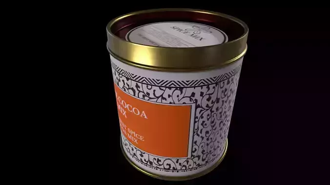 Cocoa and hot chocolate drinks-Spiced Cocoa Mix-GAME READY PBR