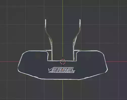 Vessel powersports ATV rear rack Low-poly 3D model